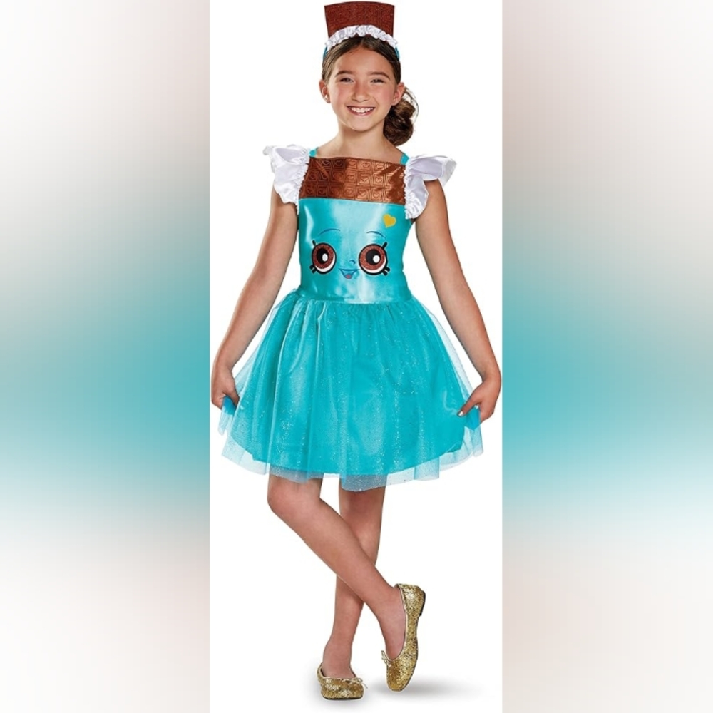 Cheeky Chocolate Classic Shopkins Costume, Medium/7-8